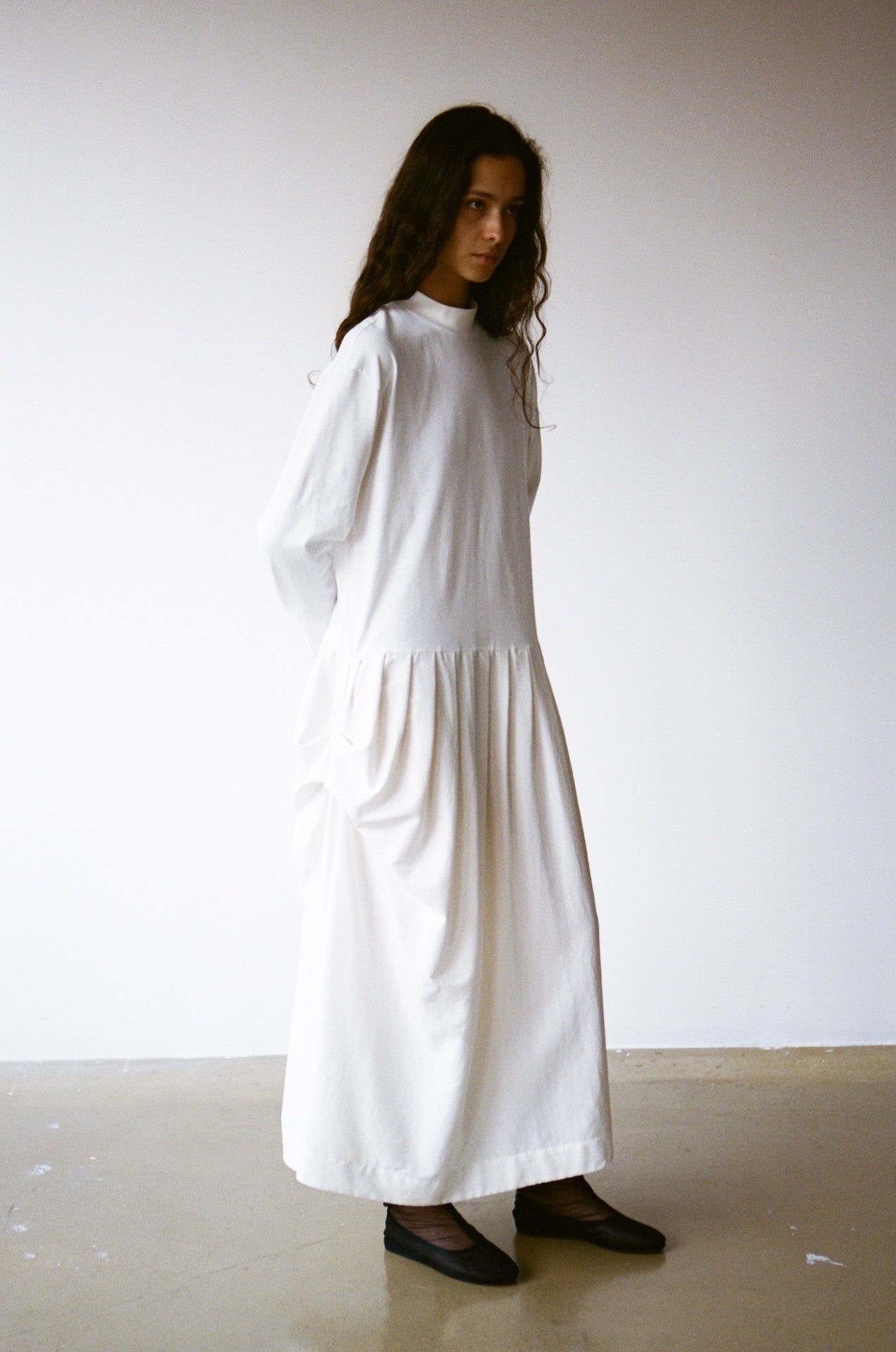 Relaxed Patchwork Long Dress