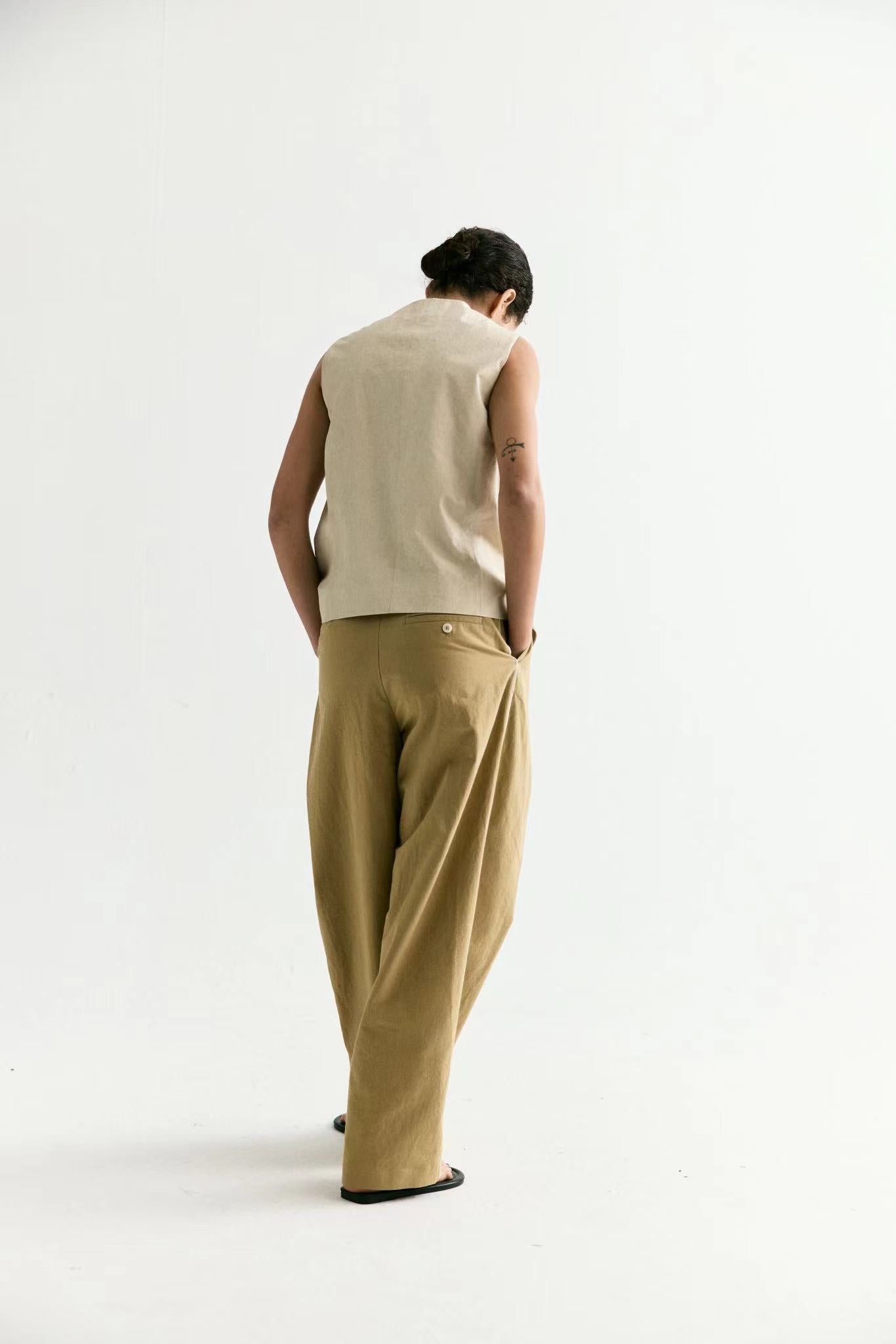 Artistic Cotton Dyed Vest