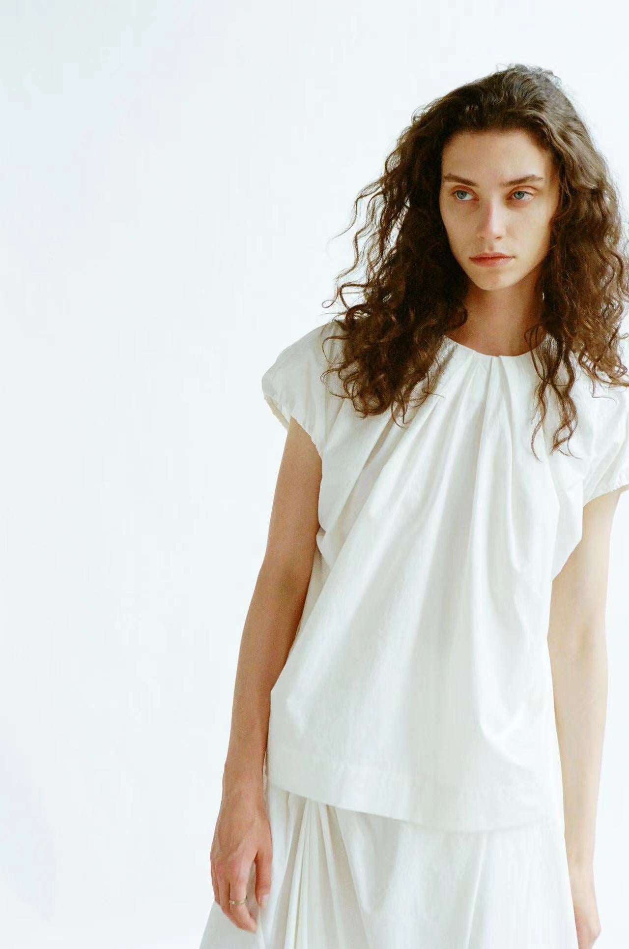 Loose Short-Sleeve Top