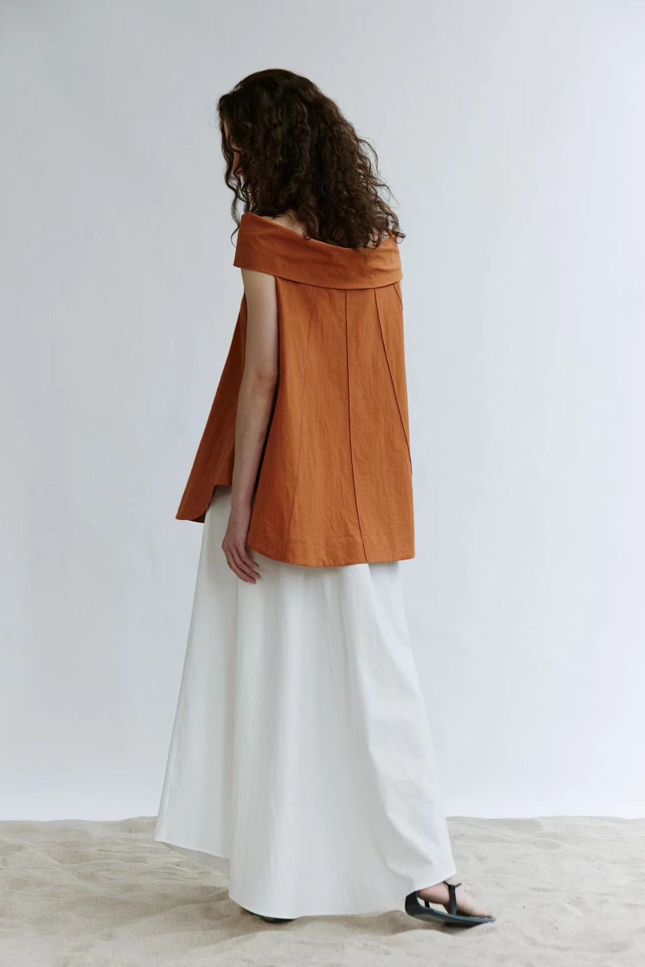 Off-Shoulder Sleeveless Top