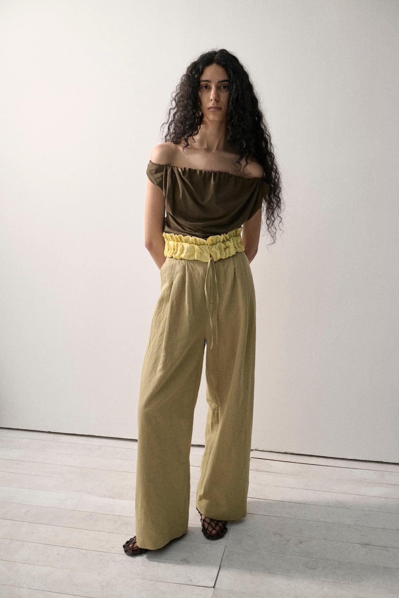 Colorblock Relaxed Pants