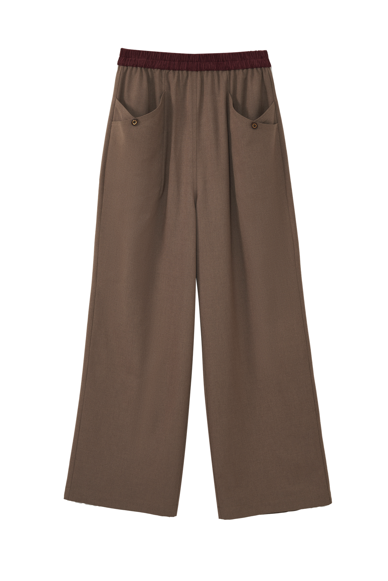 Relaxed Straight-Leg Casual Pants