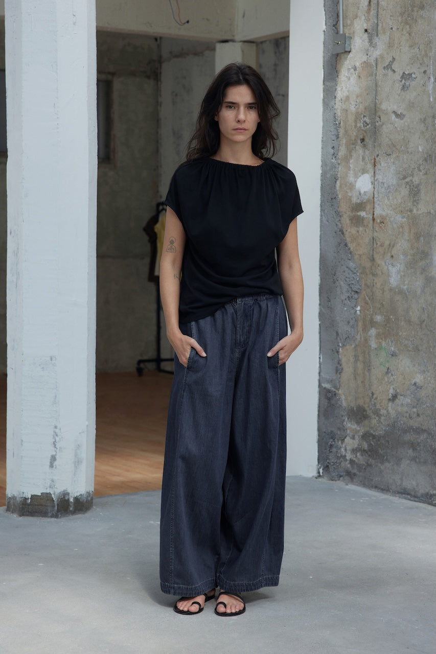 Cotton-Linen Blend Denim