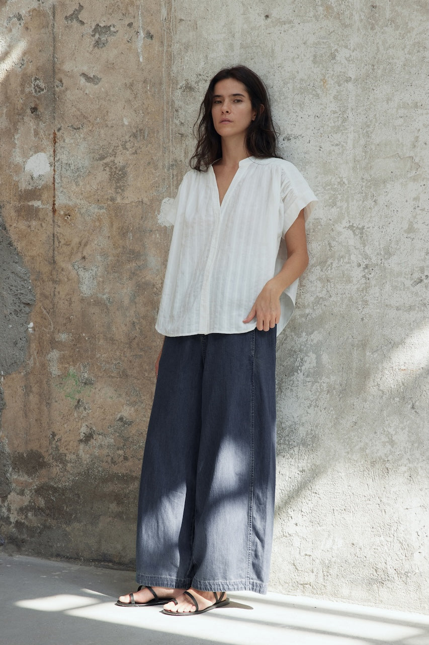 Cotton-Linen Blend Denim