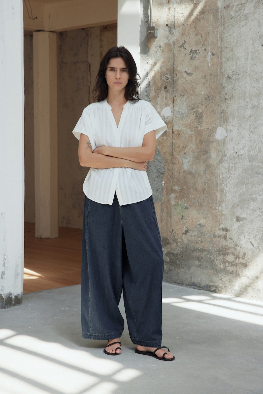 Cotton-Linen Blend Denim