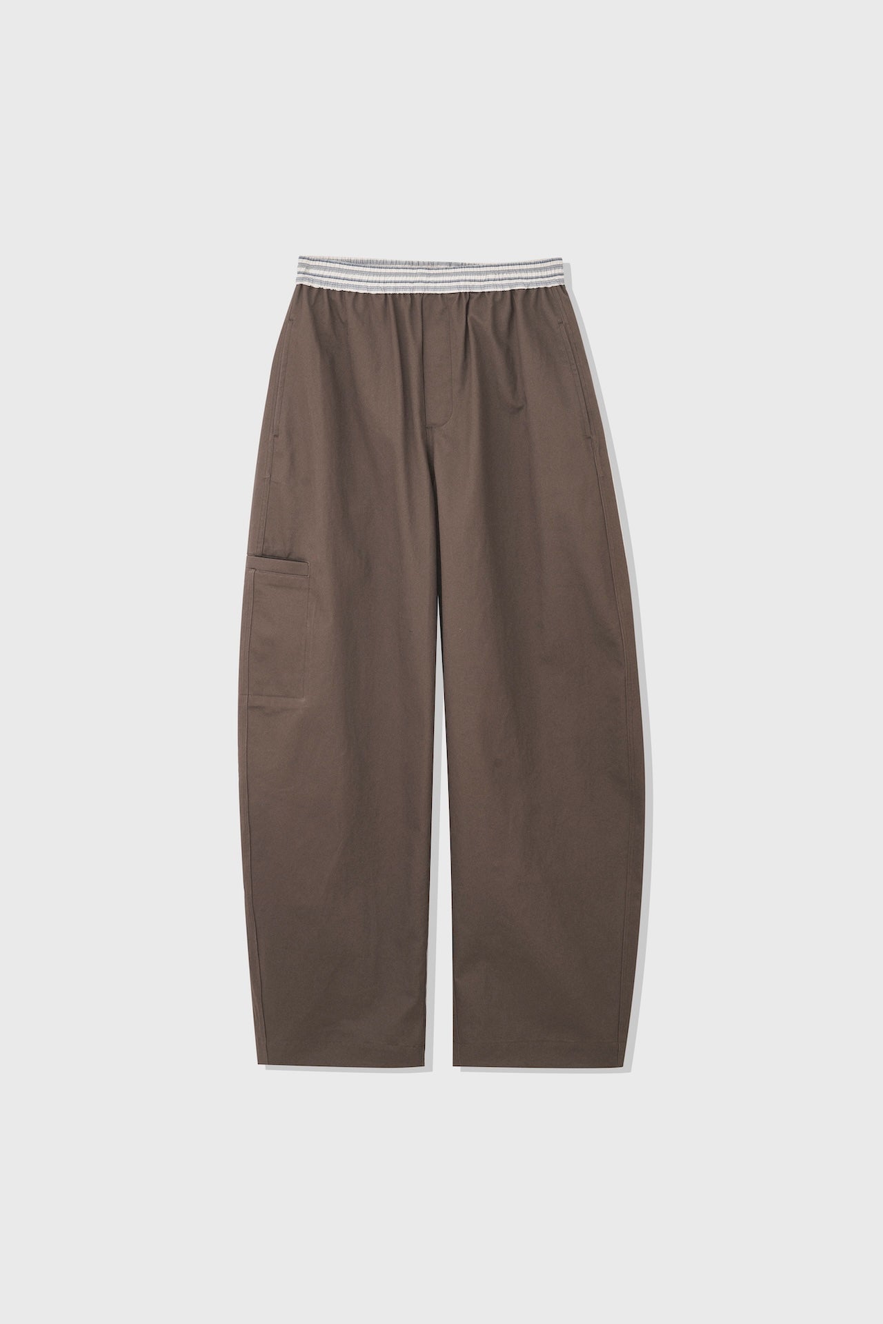 Elastic-Waist Relaxed Wide-Leg Pants