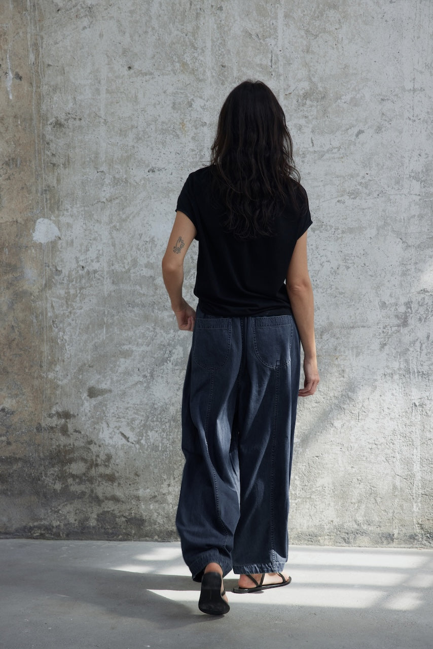Cotton-Linen Blend Denim