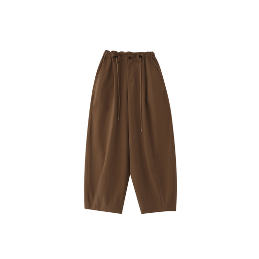 Balloon Silhouette Casual Pants