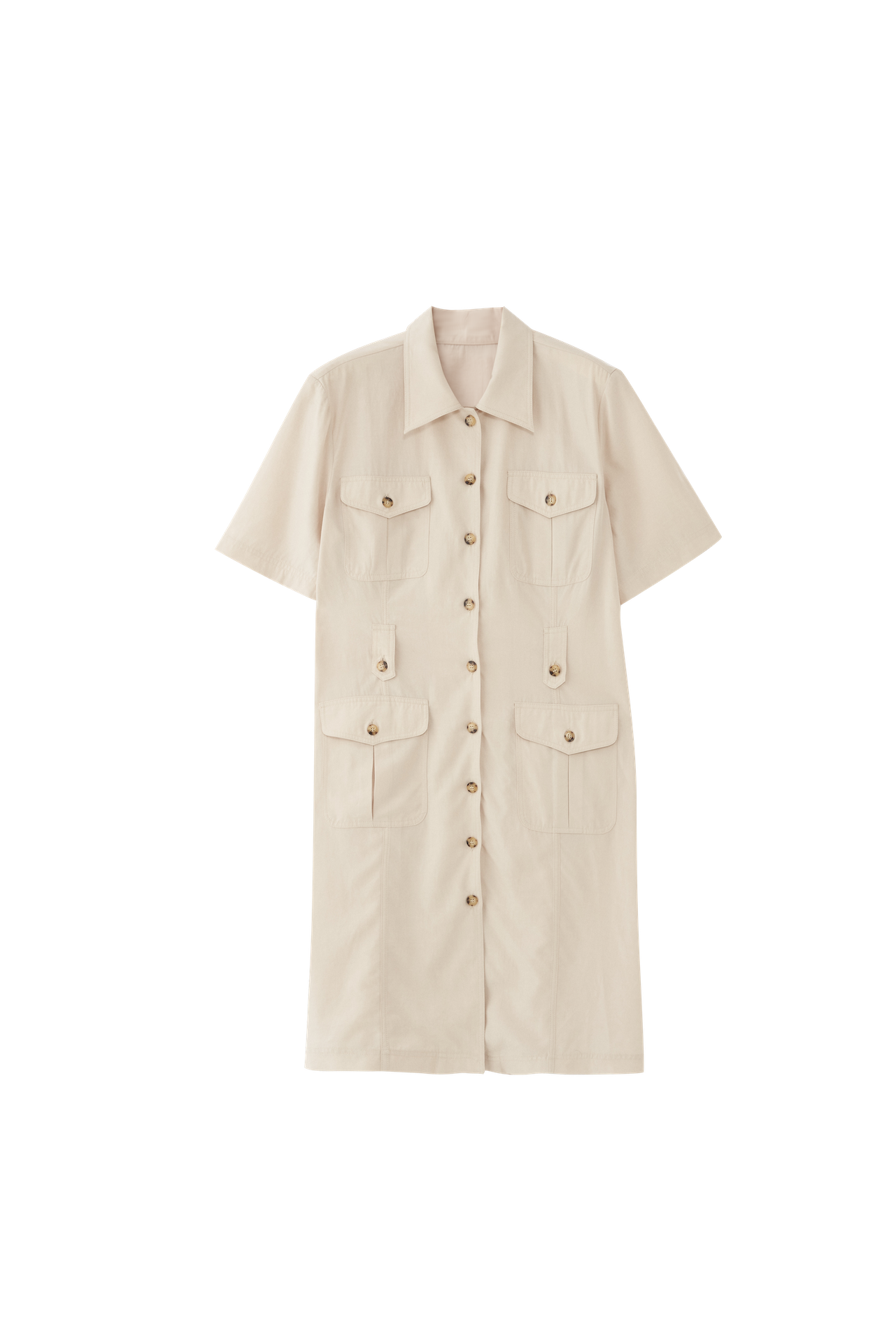 Multi-pocket utility dress