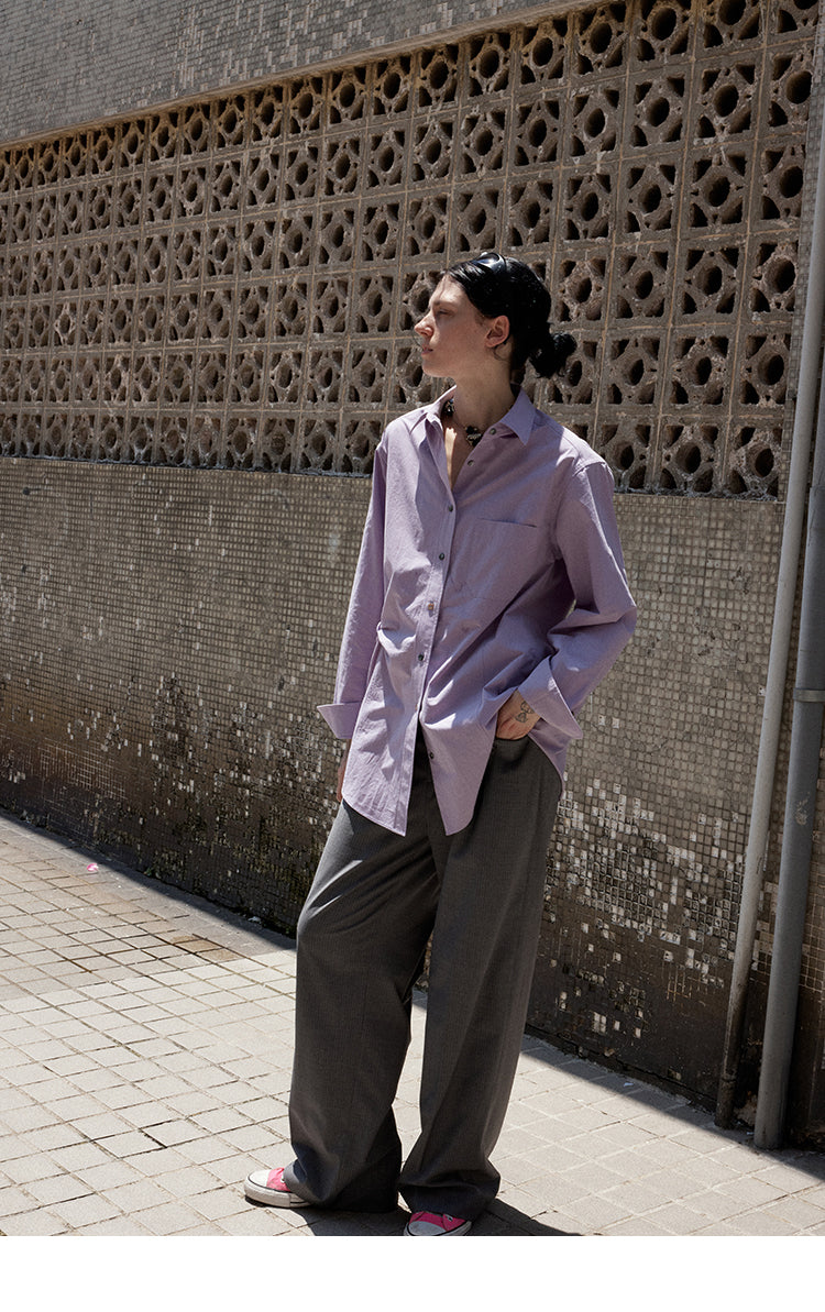 Wool Pleated Trousers(PRE-ORDER)