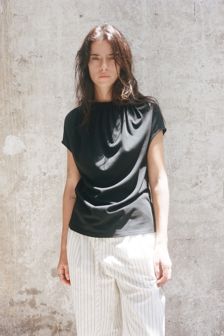 Webbing Collar T-Shirt