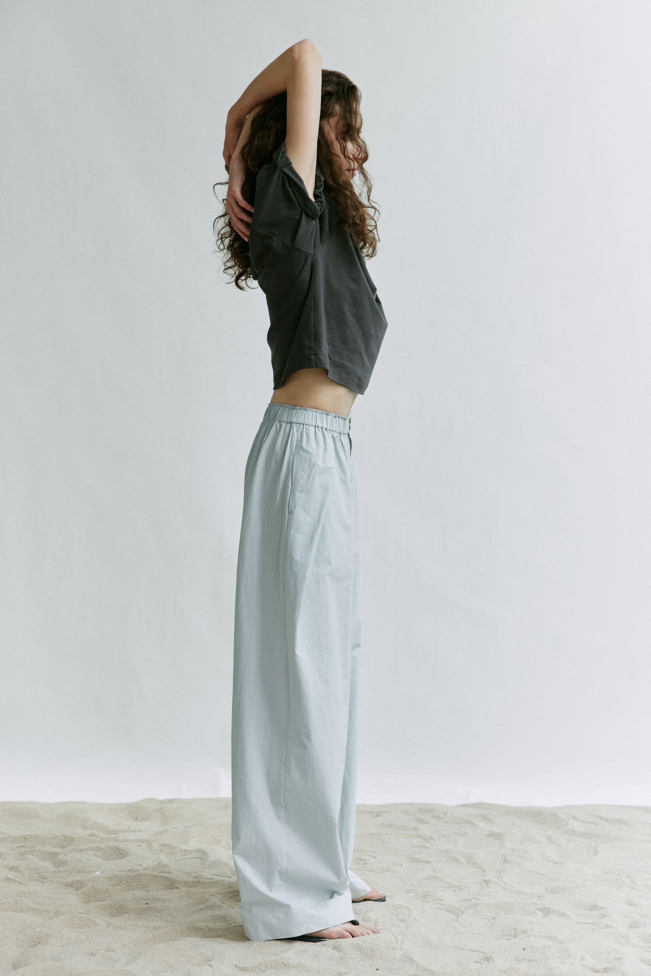 Wide-Leg Casual Pants