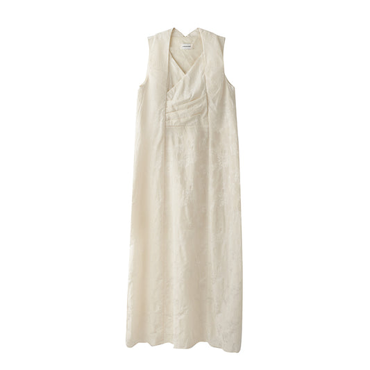 Halter-neck Cocoon-shaped Sleeveless Dress (PRE-ORDER)