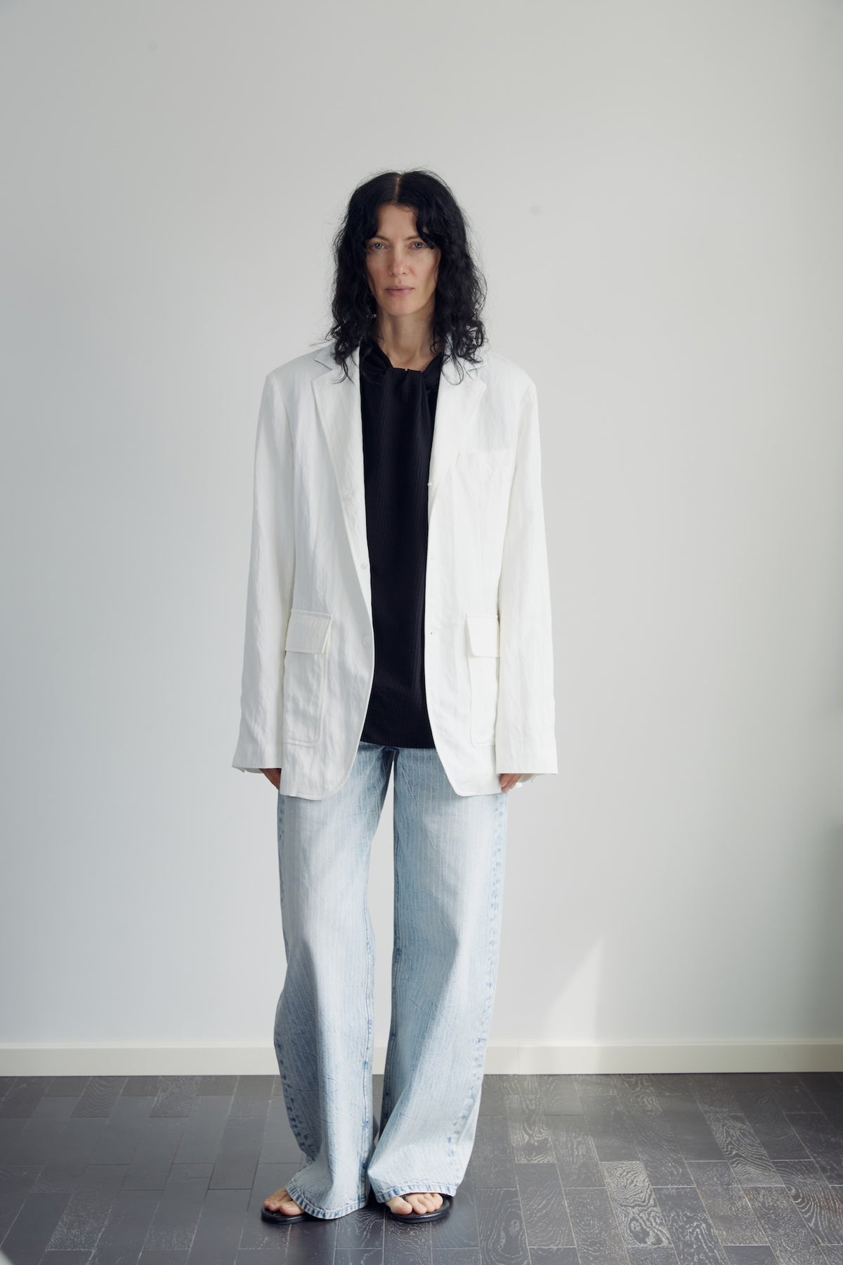 Patch-pocket blazer