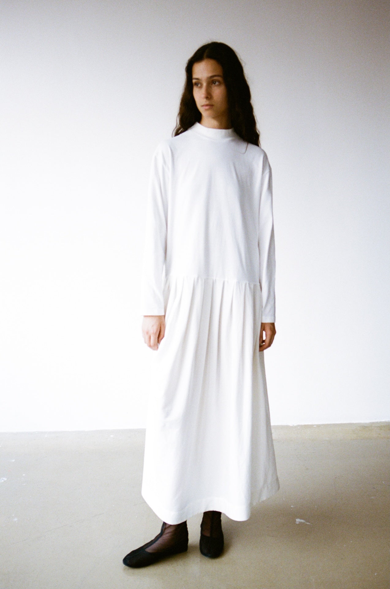 Relaxed Patchwork Long Dress