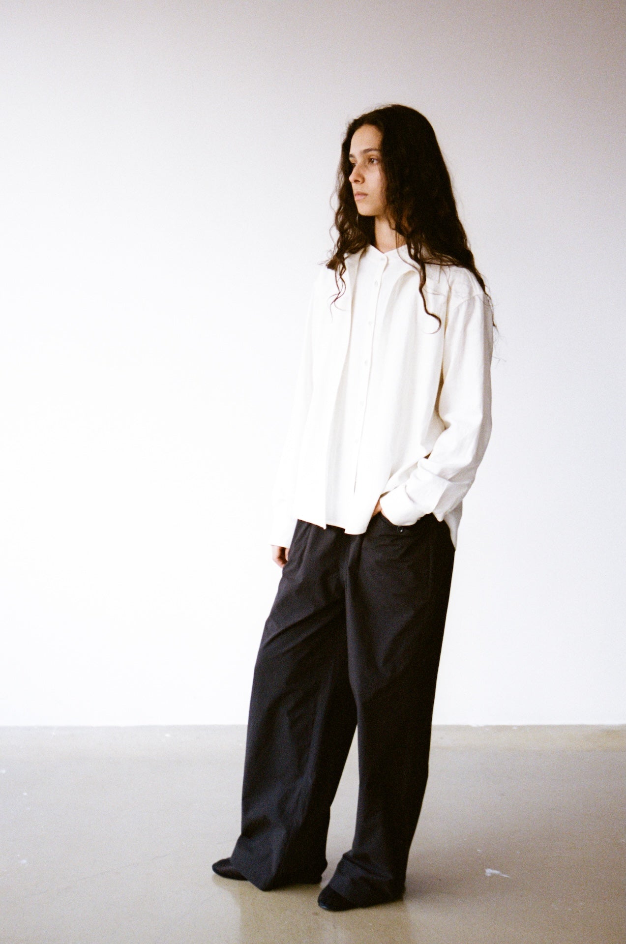 Relaxed Shirt (Faux-Layered Design)