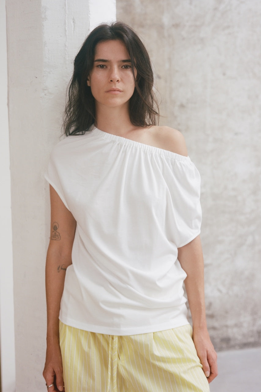 Webbing Collar T-Shirt