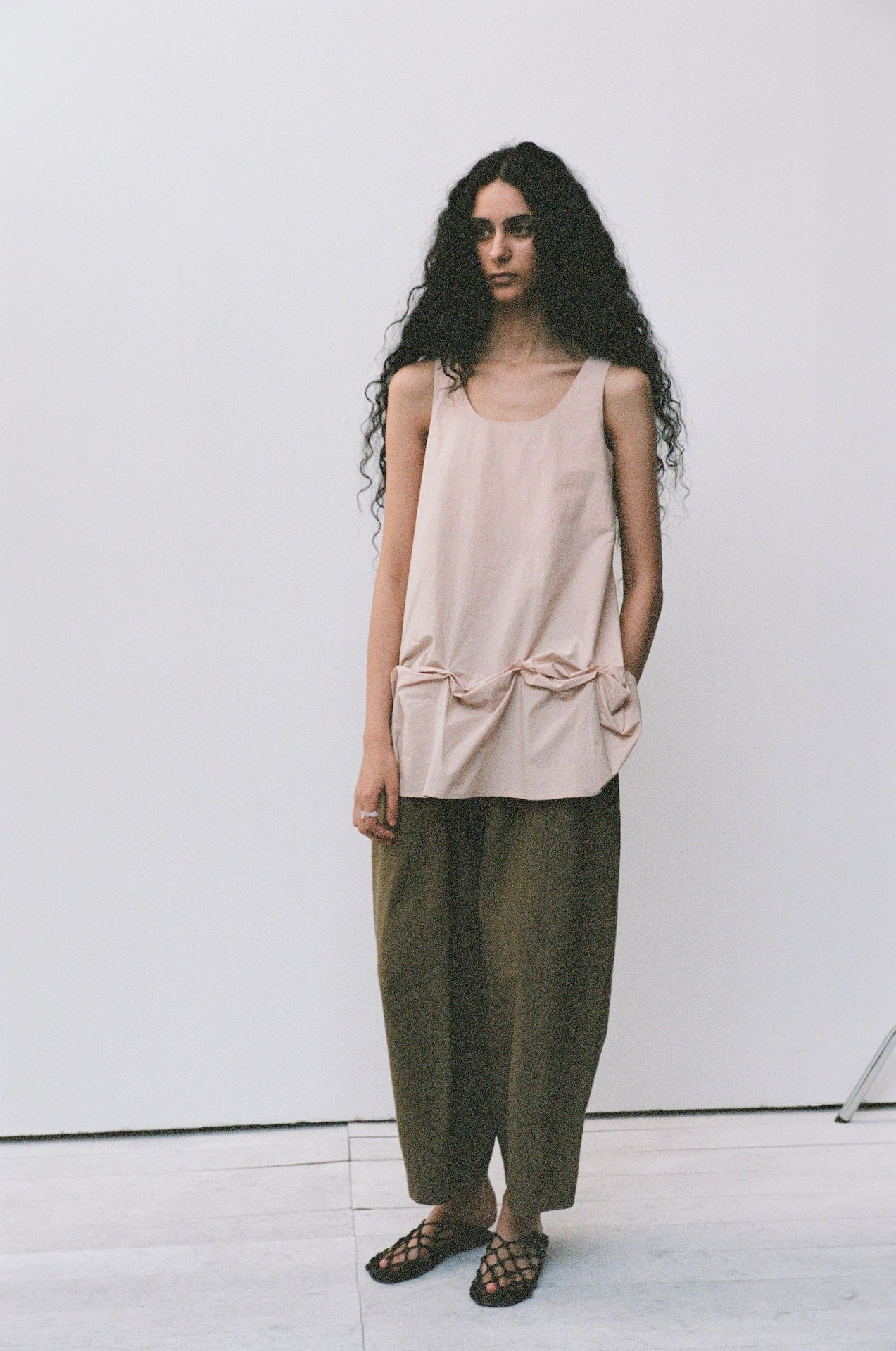 Layered Hem Sleeveless Top