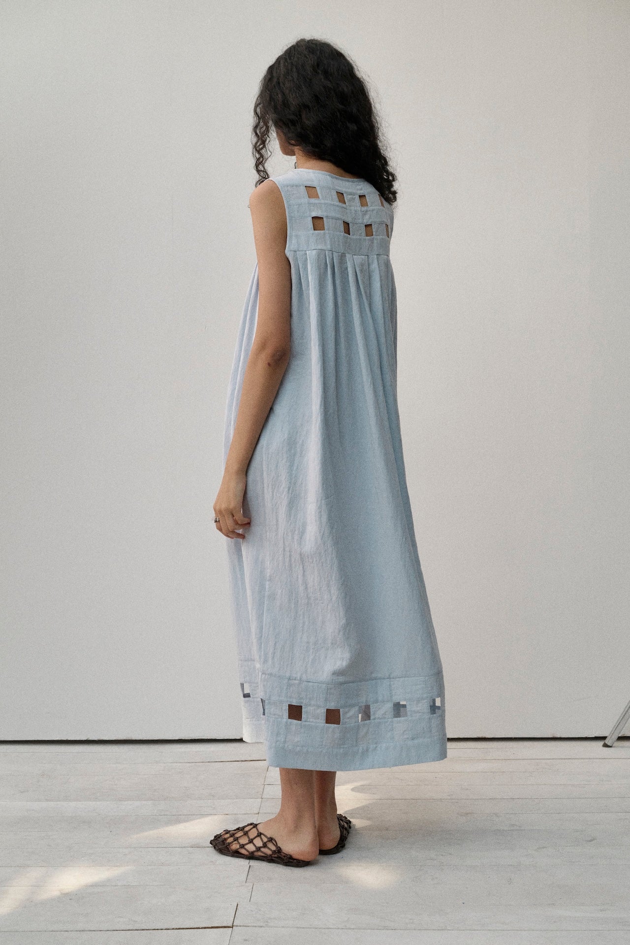 Tent-Style Sleeveless Dress