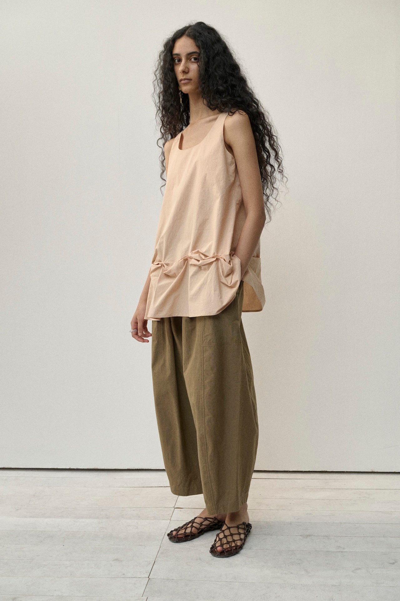 Cropped Casual Pants