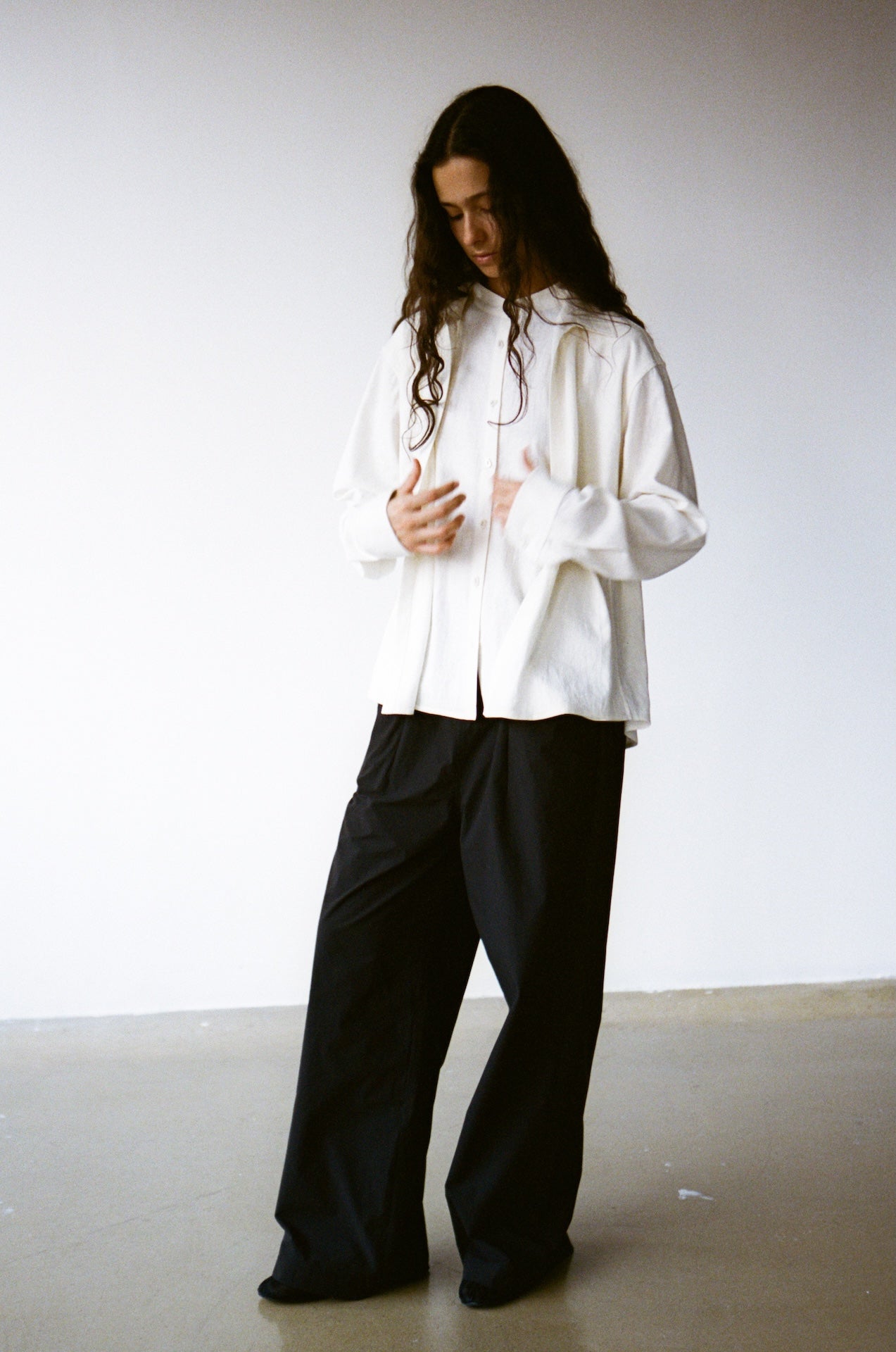 Relaxed Shirt (Faux-Layered Design)