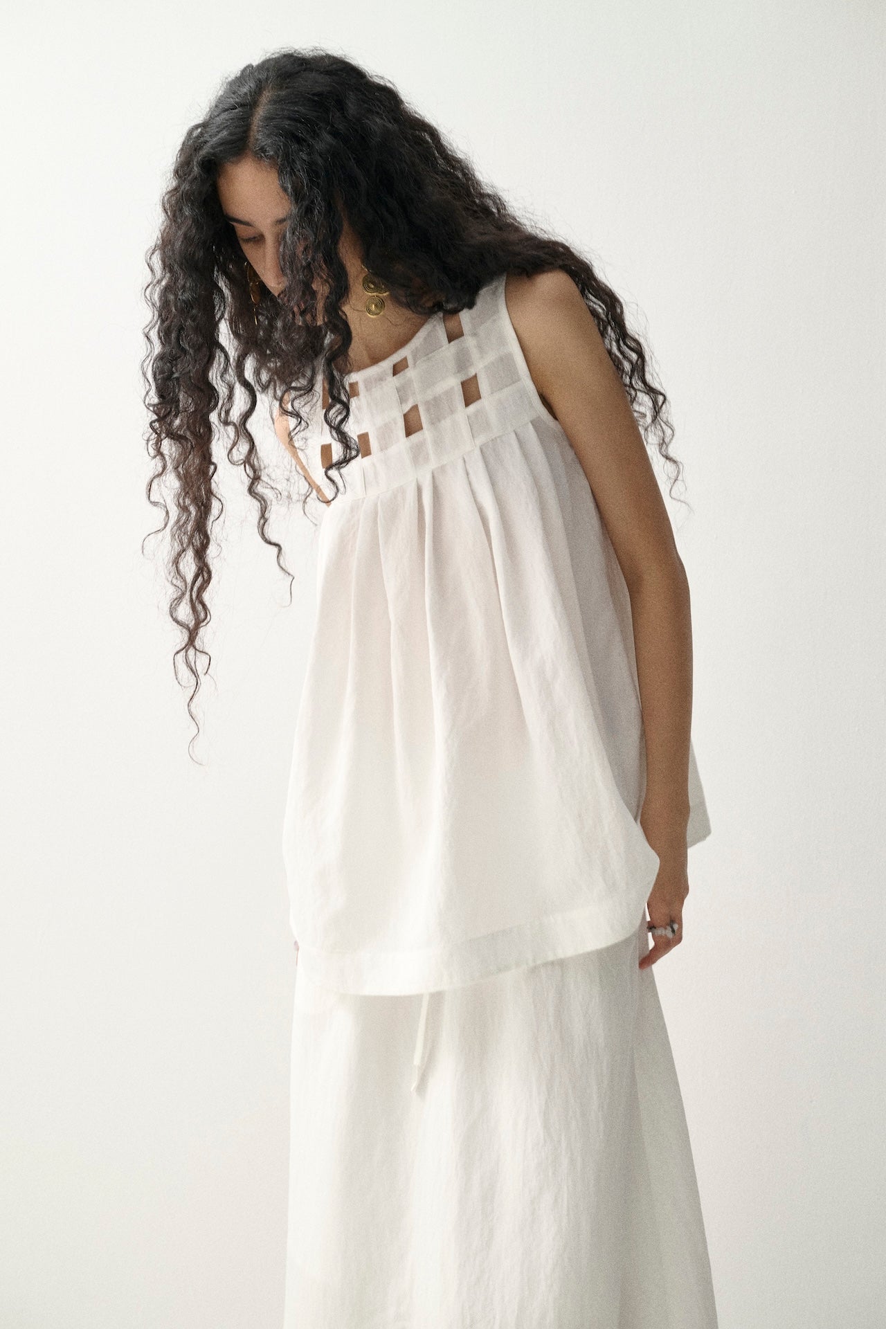 Open-Weave Sleeveless Vest