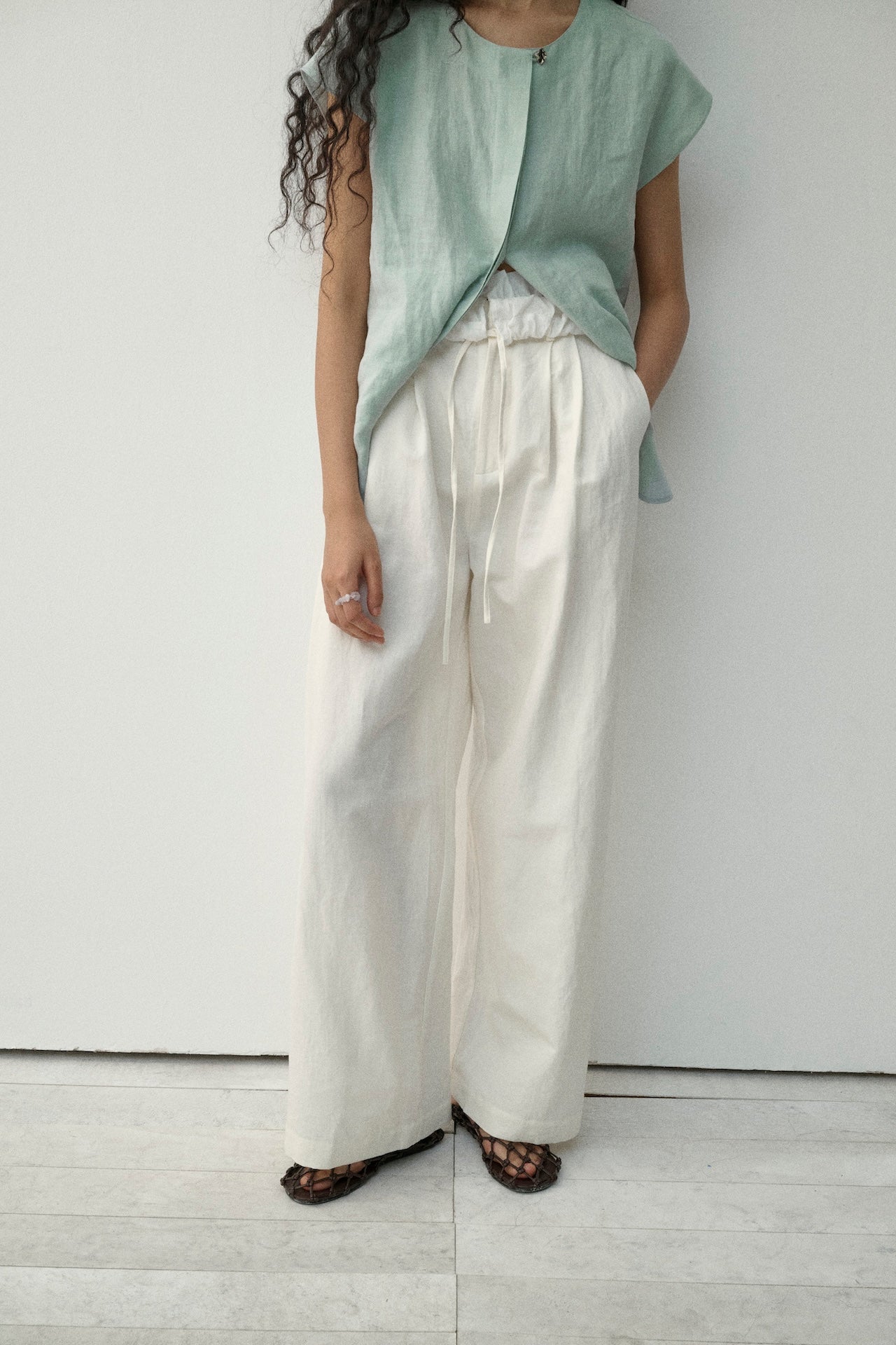 Colorblock Relaxed Pants