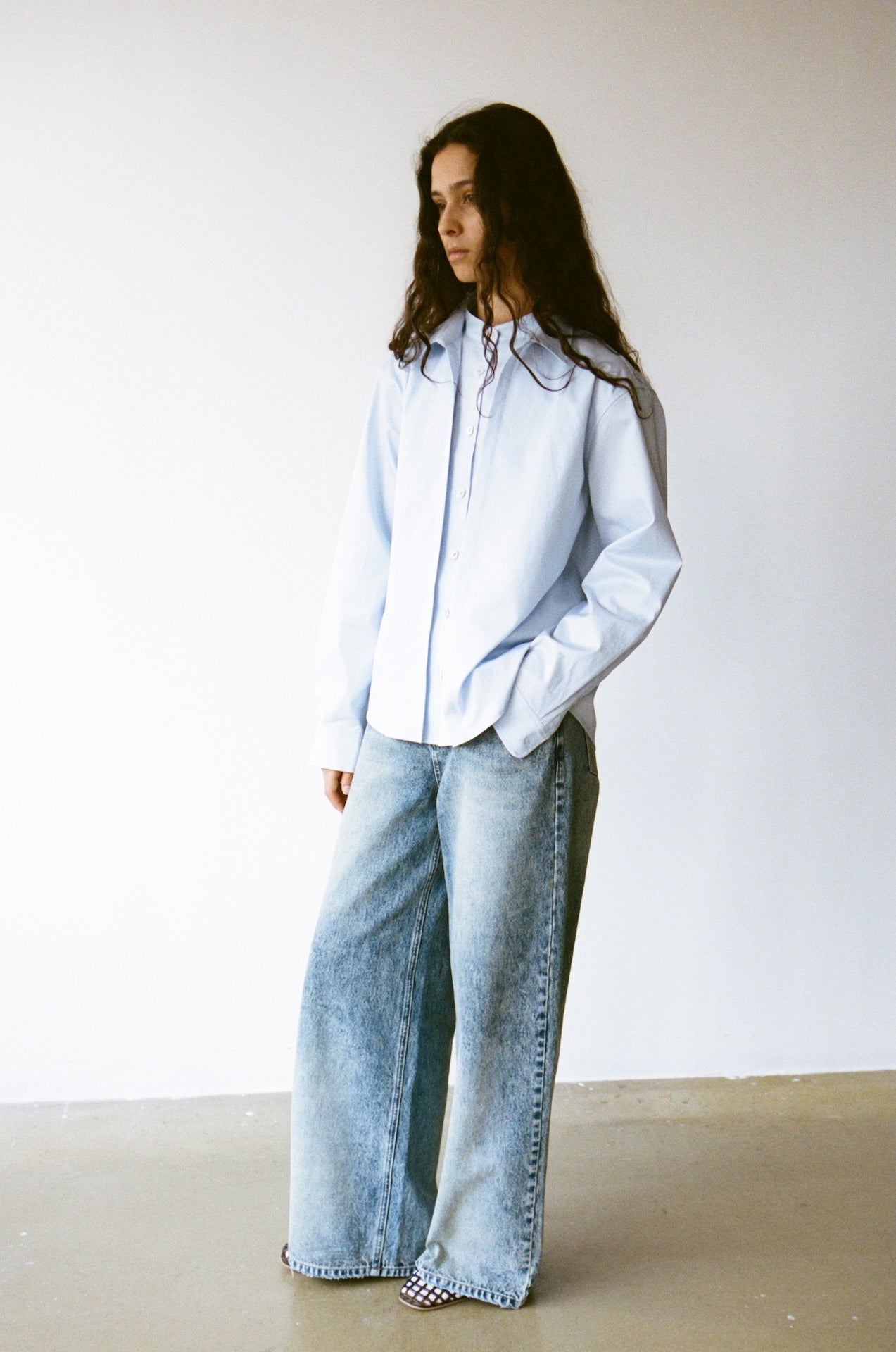Relaxed Shirt (Faux-Layered Design)