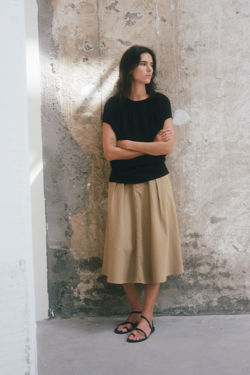 Webbing Collar T-Shirt