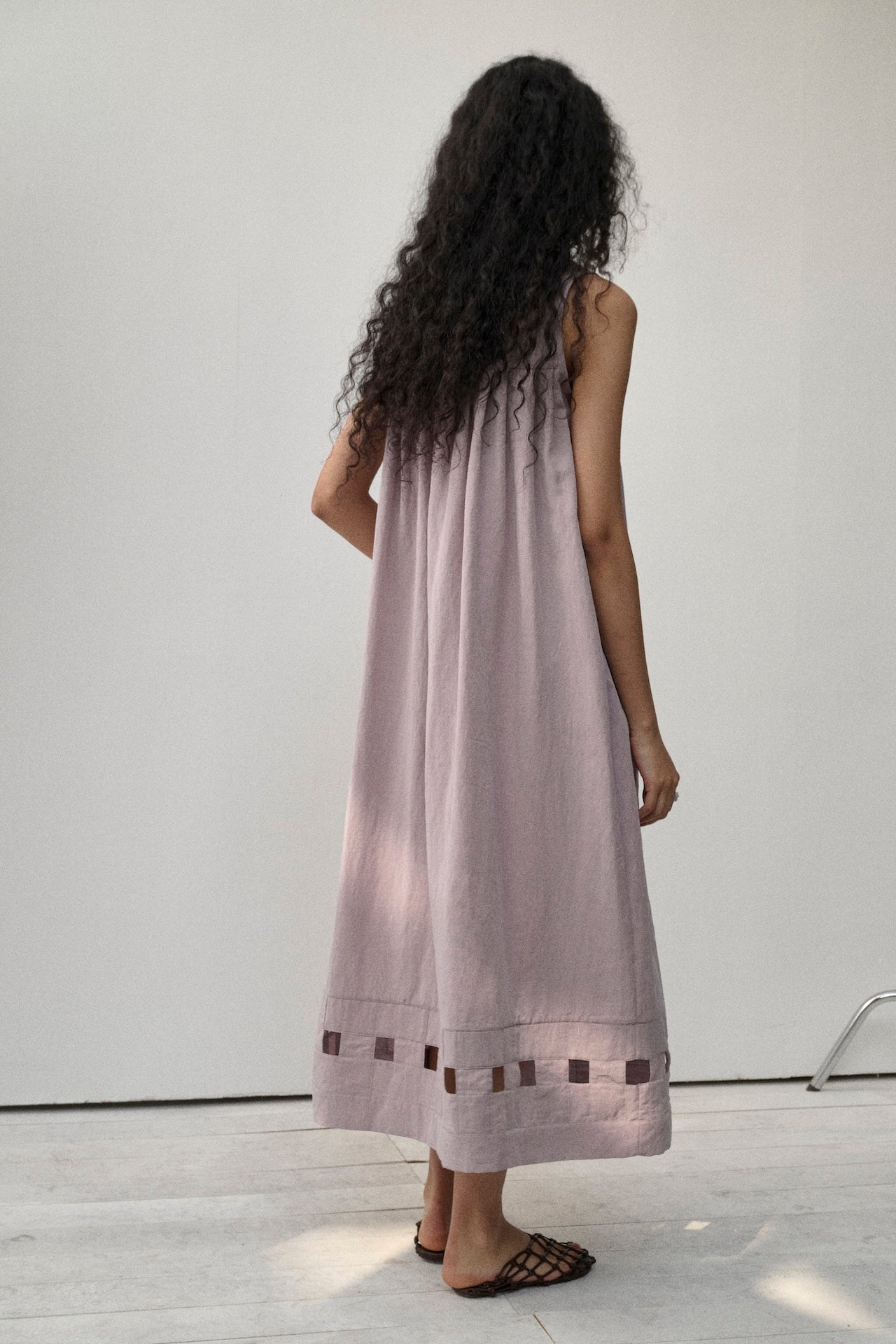 Tent-Style Sleeveless Dress