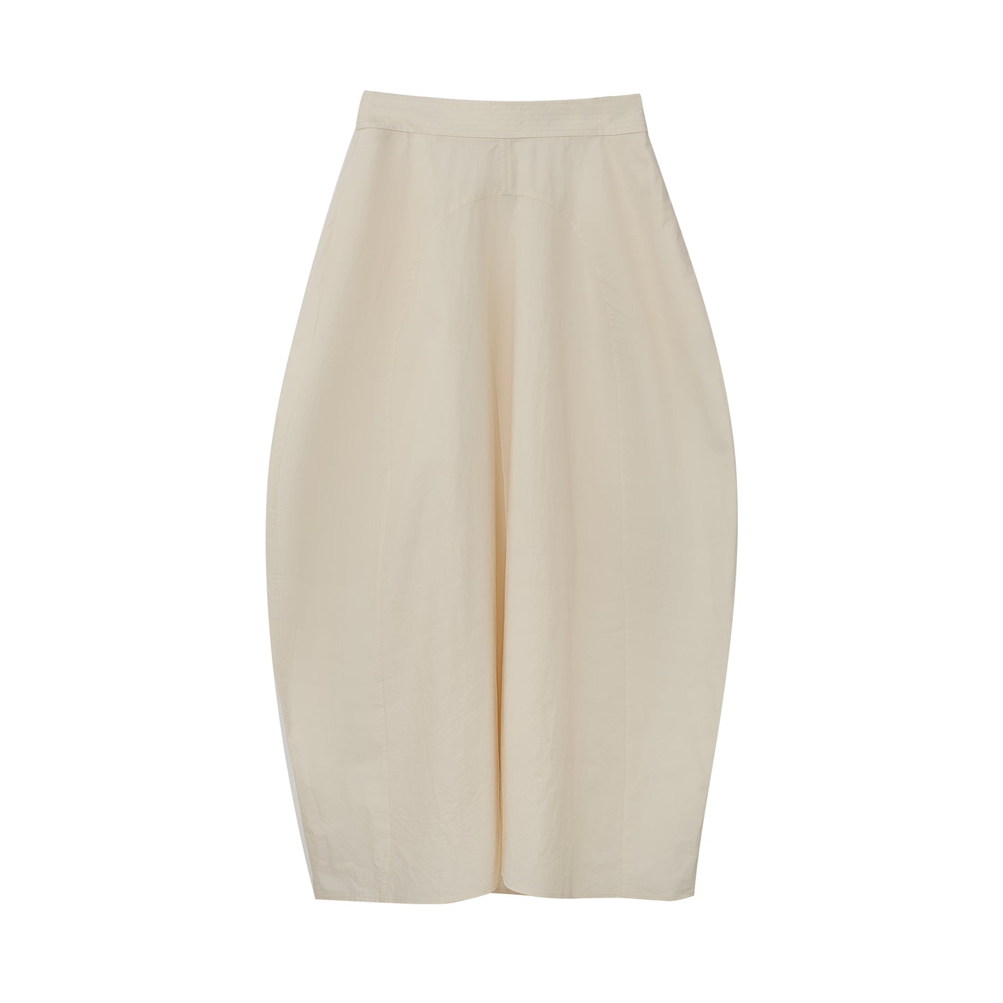 Bony Cotton Egg-shaped Mid-length Skirt (PRE-ORDER)