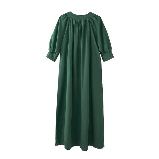 Tencel Round Neck Dress (PRE-ORDER)