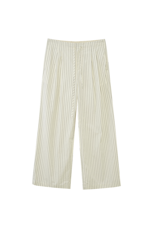 Straight-Leg Drawstring Trousers