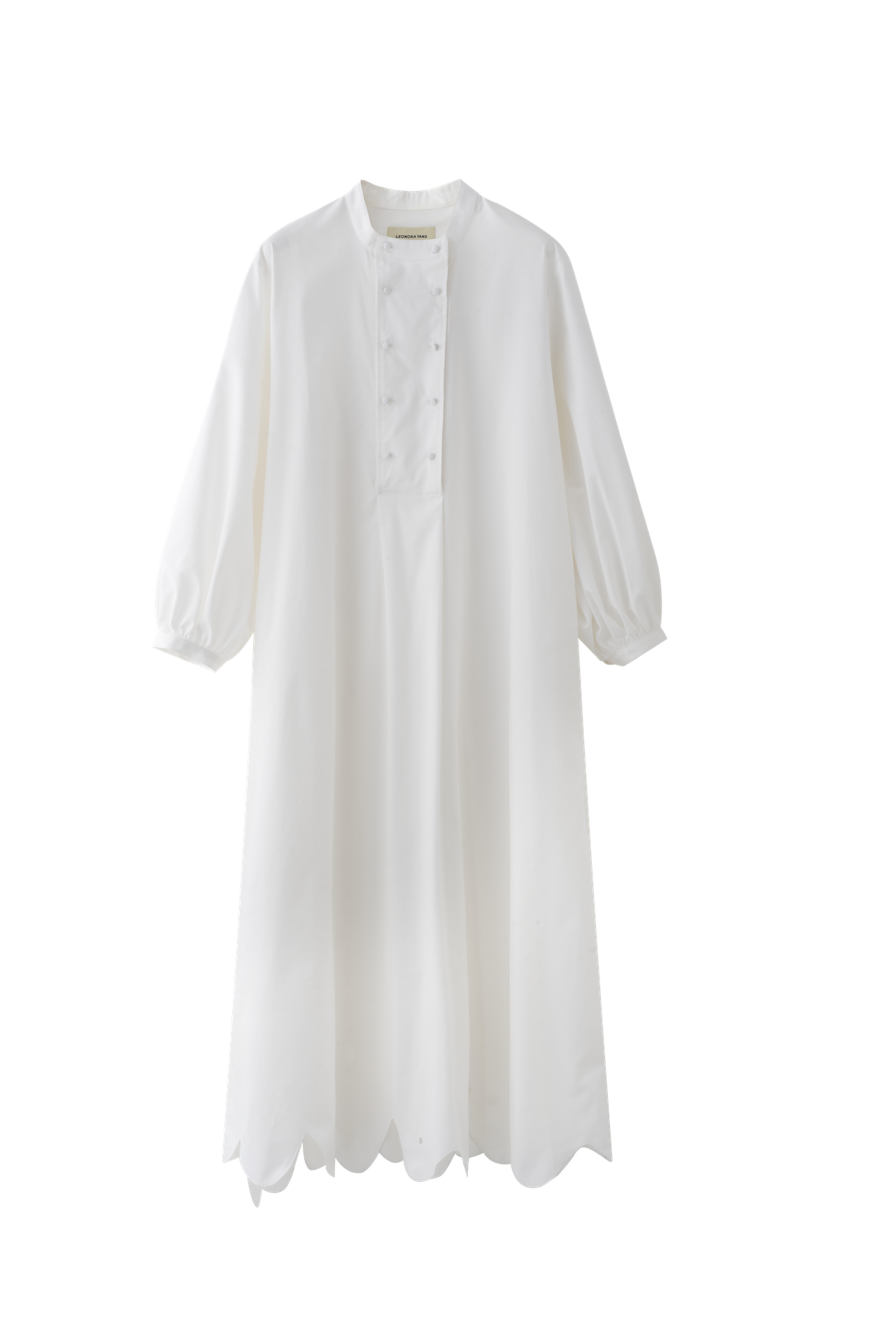 Irregular Wave-Hem Dress