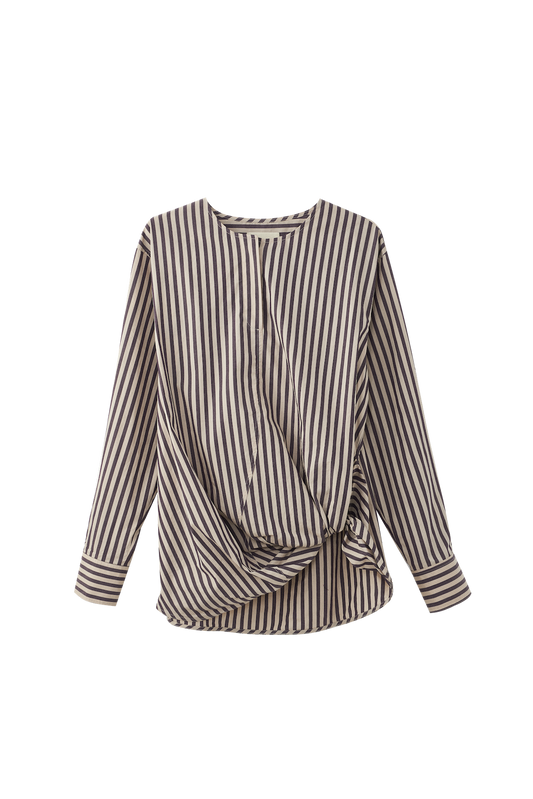 Long-Sleeve Loose Shirt