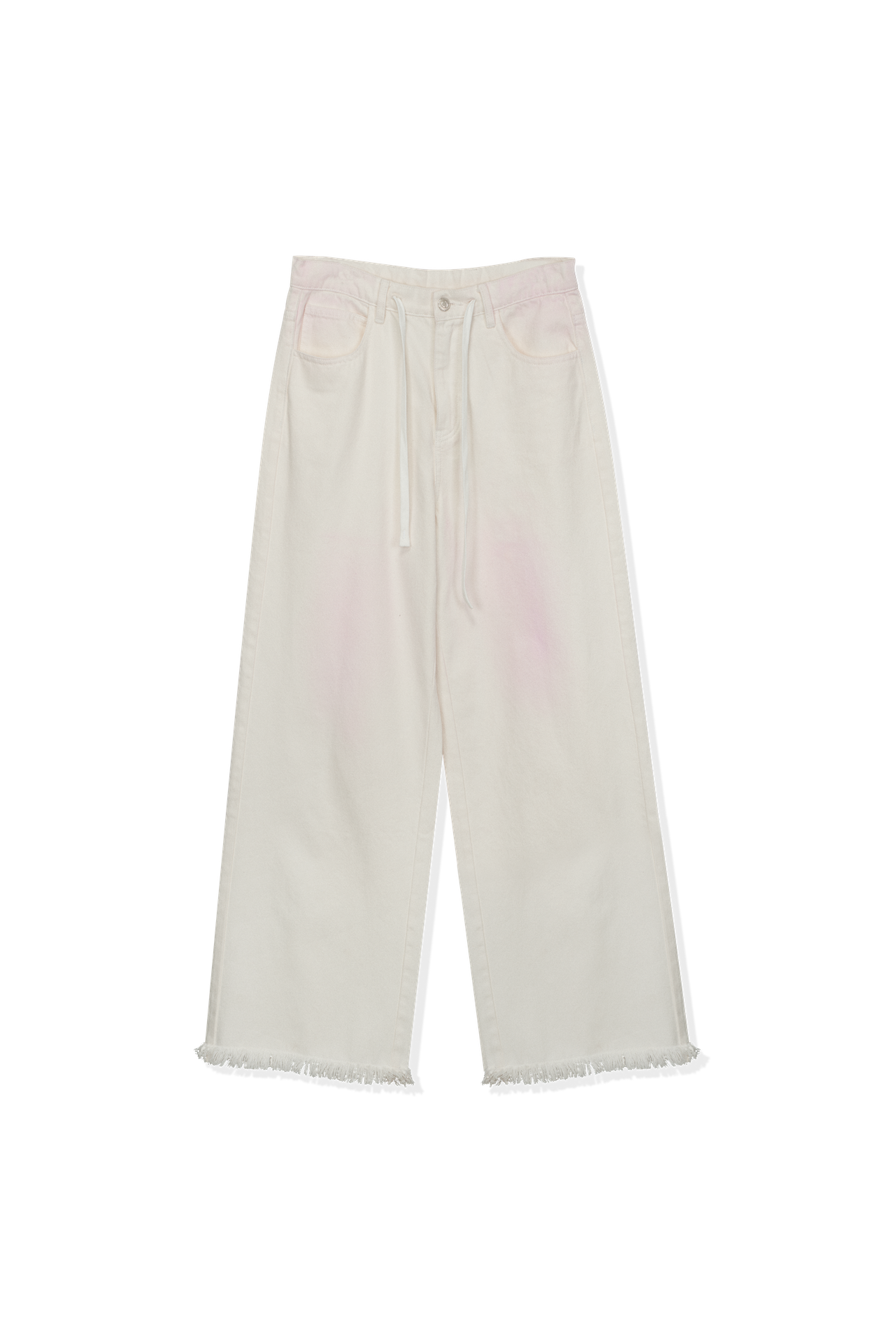 Distressed Frayed Casual Pants
